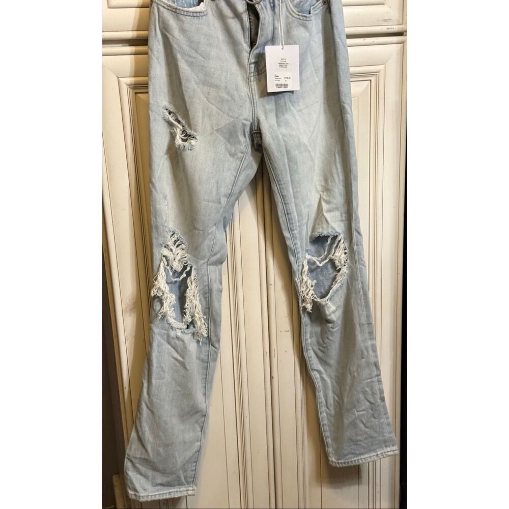 Pistola Women's High Rise Relaxed Roller Presley Jeans Light Denim Sz 25 NWT